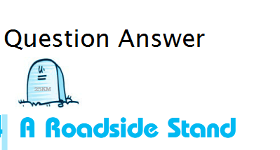 A Roadside Stand very short question answer download solution pdf ncert class 12